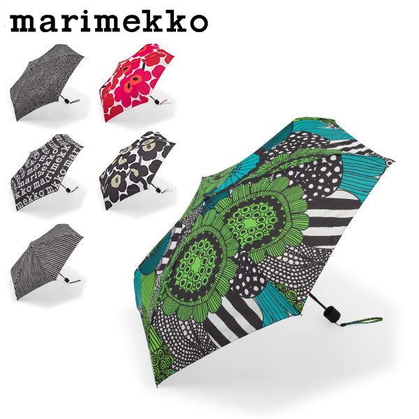 マリメッコ Marimekko 折りたたみ傘 コンパクト 傘 ウニッコ 