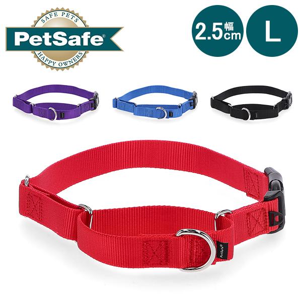 【並行輸入品】 ペットセーフ Petsafe 首輪 ナイロンマーチンゲール Lサイズ 2.5cm幅 大型犬 ナイロン