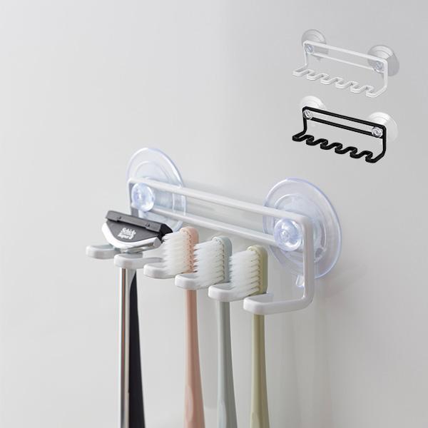 歯ブラシホルダー 吸盤トゥースブラシホルダー 5連 Tower タワー 山崎実業 歯ブラシスタンド おしゃれ Ymz 185 Lucida 通販 Yahoo ショッピング