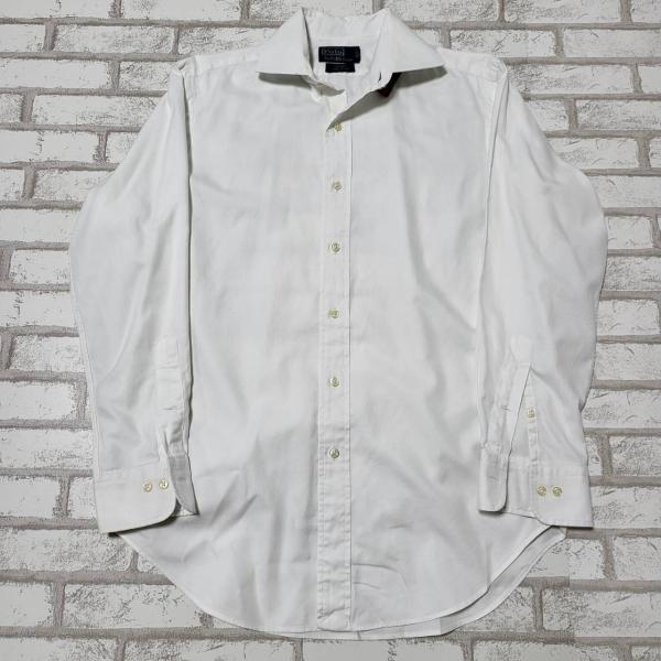 POLO RALPH LAUREN ラルフローレン 長袖シャツ 古着 白シャツ 15