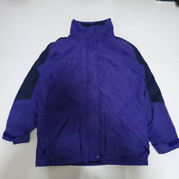 Columbia ジップパーカー M チェック　パープル　vintage 古着 Columbia ジップパーカー M チェックパープルvintage 古着