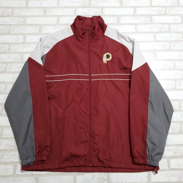 古着】Dunbrooke 海外ブランド ナイロンジャケット 赤・レッド XL