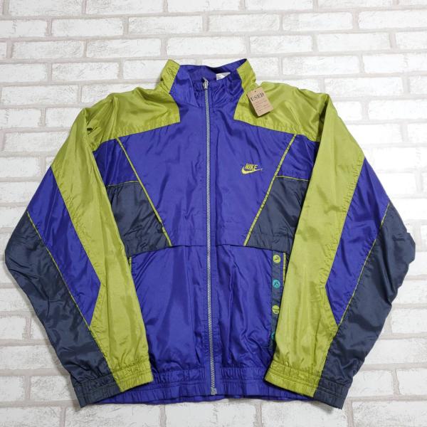 NIKE 【古着】NIKE（ナイキ） ナイロンジャケット フルジップ M