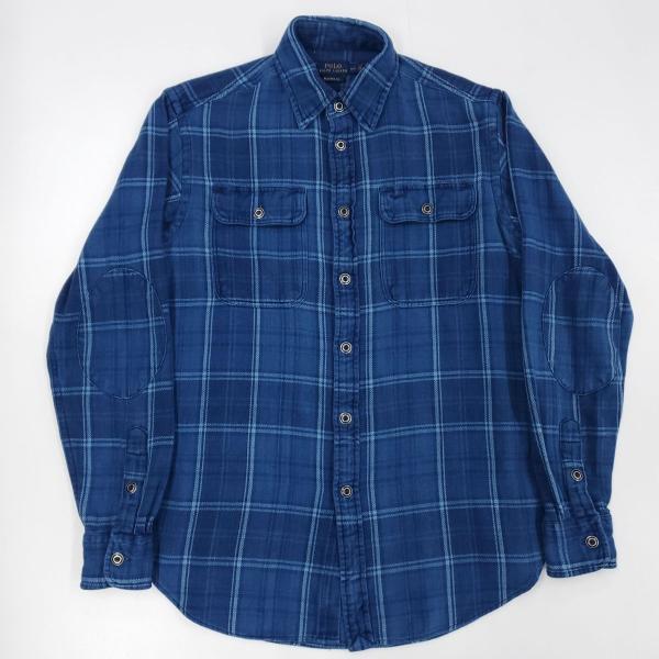 【人気グリーン、ボックスシルエット】ポロスポーツ古着チェックシャツ長袖アメカジ. lucidobell_rl-80