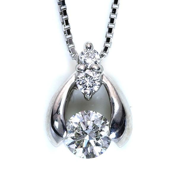 上質 ダイヤモンド 0.32カラット ネックレス PT900/PT850 ダイヤプチ  