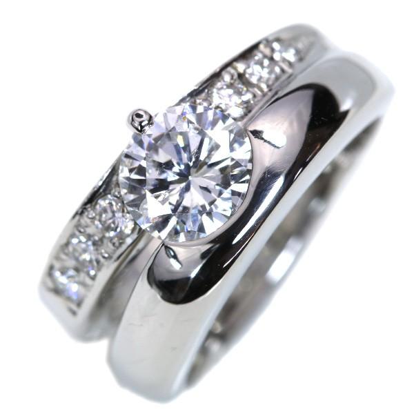 ダイヤモンド 1 176カラット リング 指輪 Pt900 肉厚どっしり12グラム超え 届5 白 鑑別書付 おすすめ ホワイト 大粒で透明度大 透明