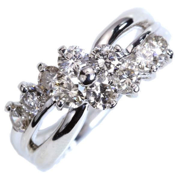 1カラットダイヤ PT900 天然ダイヤモンドリング　大粒ダイヤ ダイヤモンド 1.カラット リング/指輪 PT900 憧れ1カラット 大粒