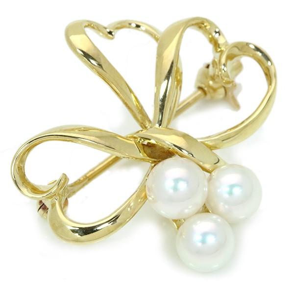 MIKIMOTO（ミキモト） あこや真珠/和珠 ブローチ等 5.5mm位 18金 