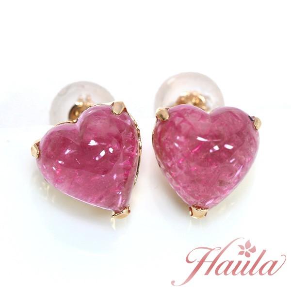 ハートのピンク トルマリン ピアス 4カラット前後 K18pg 特殊カッティング イヤリング加工可 桃 ピンク セレクトジュエリー 新品 受注品 届10 1点もの Luckjewelラックジュエル ヤフー店 通販 Yahoo ショッピング