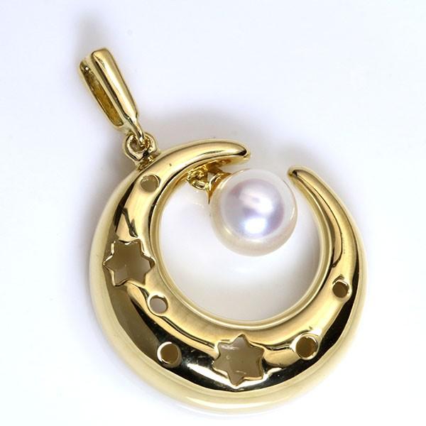 MIKIMOTO（ミキモト） ふっくら三日月の中につやめく あこや真珠（和珠 