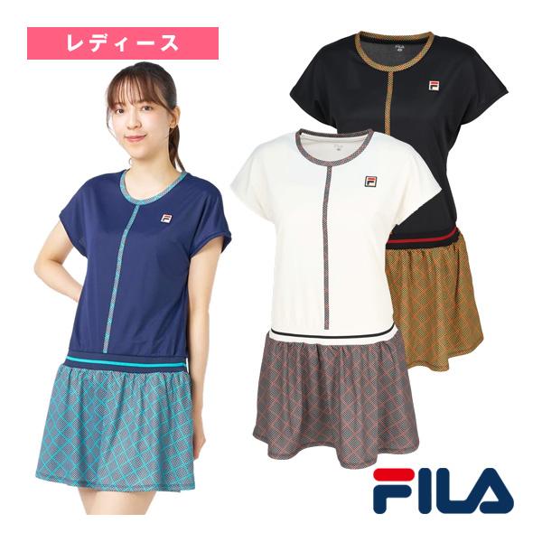 FILA テニスワンピース M FILA フィラ テニスウェア レディース ワンピース VL2919 2024FW