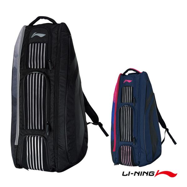 [リーニン バドミントンバッグ]ラケットバックパック6／ラケット6本収納可（ABJN058） LI-NING リーニン バドミントンバッグ ラケットバックパック6/ラケット