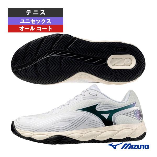 ミズノ テニスシューズ  ウエーブエンフォースコート2ワイドAC WAVE ENFORCE COURT2 WIDE AC オールコート ユニセックス 61GA2638