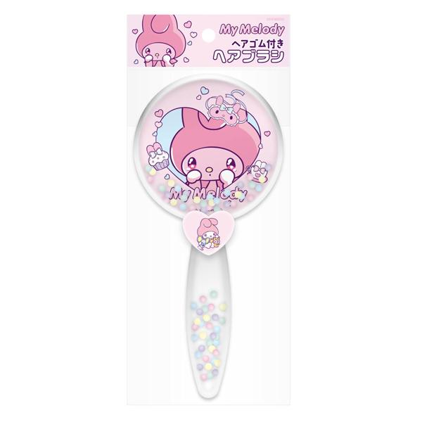 sanrio マイメロディ ヘアゴム付き ヘアブラシ 粧美堂 ブラシ