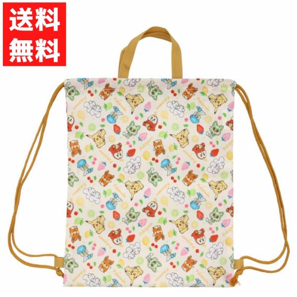 Pokemon（ポケモン） トラベル巾着L ナップサック 2412総柄