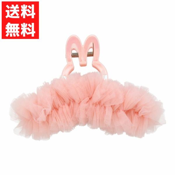 ヘアクリップ マーブルピンク 送料無料 べっ甲柄星形ヘアクリップ べっ甲 べっこう マーブル