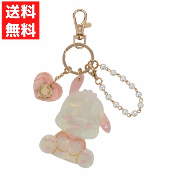 サンリオキャラクターズ Baby Pinkシリーズ チャーム ポチャッコ アクセサリー ピンク×ホワイト 大人っぽかわいい