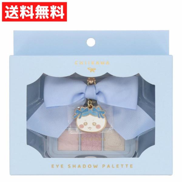 リボンを着けたちいかわたちのリボンコスメシリーズが登場♪9色のラメのアイシャドウパレットハチワレをイメージしたブルーベースハチワレのシルエットがエンボスされたパッケージリボンチャーム付きで見た目も可愛く使うたびに気分があがる原産国：中国本体...
