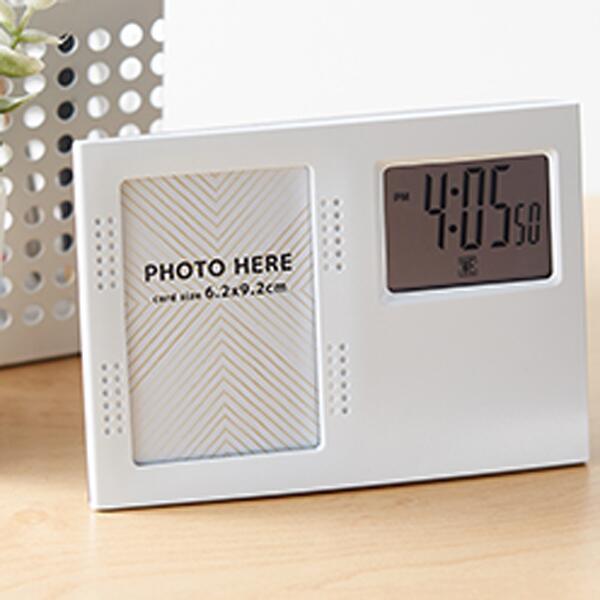 時計付き デジタルフォトフレーム デジタルクロック（フォトフレーム付き）80個販売 お気に入りの写真を