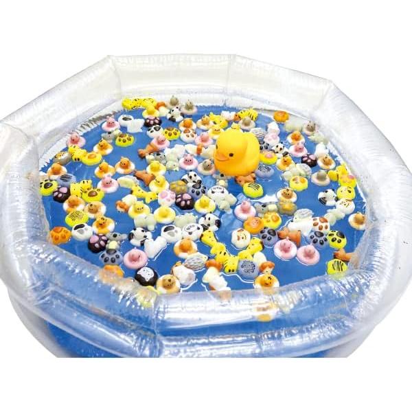 ぷかぷか動物ランド　すくいどり大会100名様用　ラストワン付き釣って遊んで楽しいつり大会　夏祭り・子供会・自治会・縁日イベント セット明細ぷかぷか動物　50個ぷかぷかキュートアニマルハンド　50個ぷかぷかアニマルうきわ　50個うきうきアヒル...