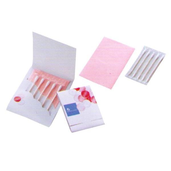 バラエティセット菊-1 あぶらとり紙＆綿棒 200個セット販売●外装サイズ：約108×84×3mm●内容：あぶらとり紙10枚、●耳かき付きメンボー5P販促ノベルティ/販促品/ノベルティグッズ/記念品/周年/卒業/入学/景品/名入れ/販促グッ...