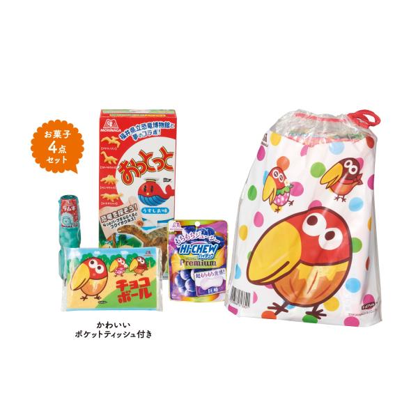 お菓子景品 森永キョロちゃん4点セット 60個セット販売 森永ブランドの