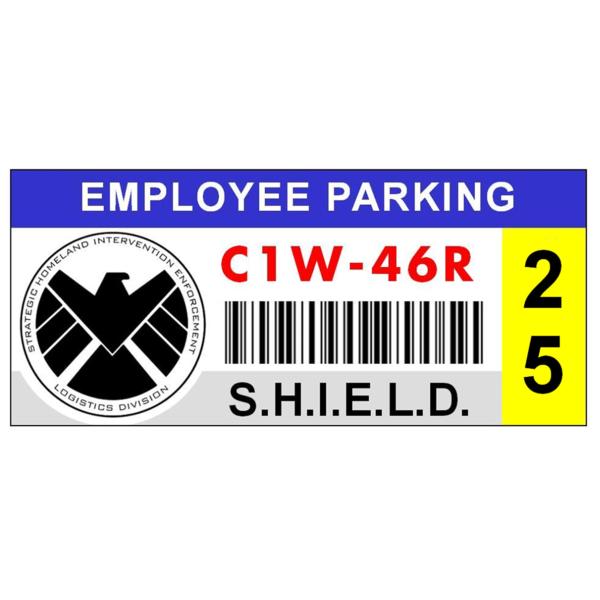 【並行輸入品】2025 S.H.I.E.L.D. ウィンドウクリング パーキング デカール 2025 S.H.I.E.L.D. Window C