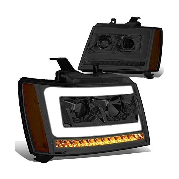【並行輸入品】Auto Dynasty LED DRL ヘッドライトアセンブリ 2007 2014 シボレー タホ サバーバン アバランチ 対応