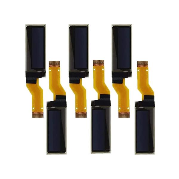 【並行輸入品】6PCS OLED LCD Display Module, 0.91" 4 Wire SPI Serial OLED Scree