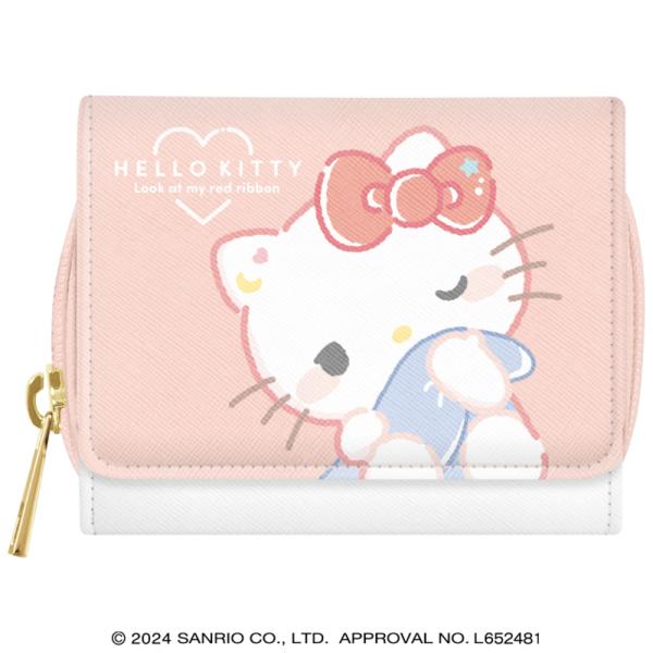 ☆ むにゃっとハローキティ ラウンド三つ折り財布 キャラクター 三