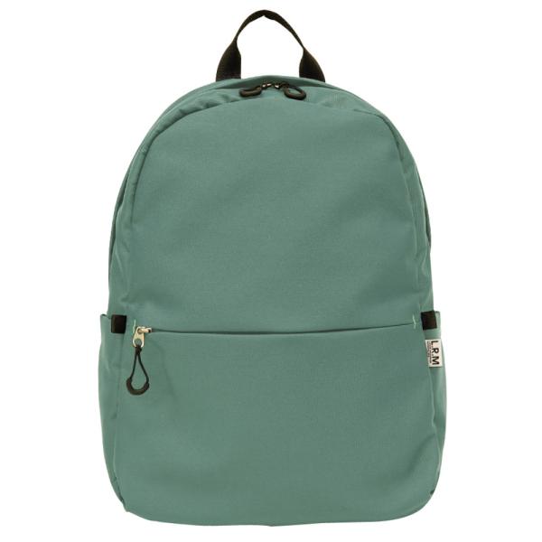 ☆ ミントグリーン ☆ 隠しジップ10ポケットリュック L.R.M バッグ CMK-1119 リュック バックパック デイパック リュックサック おしゃれ