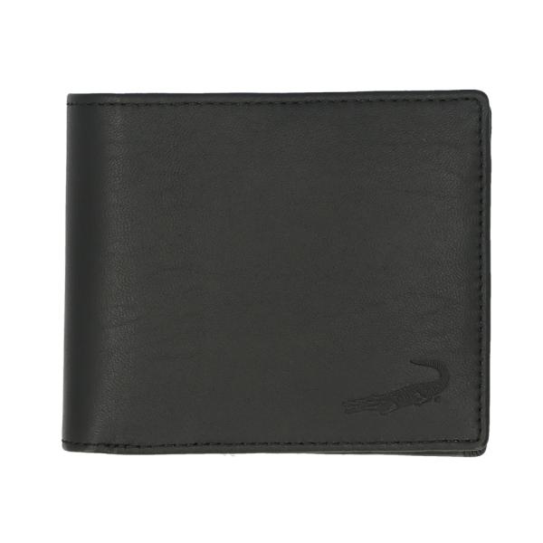 黒 クロコダイル 二つ折り財布 ☆ BLACK CROCODILE 二つ折り財布 crocodile 財布 クロコダイル 205
