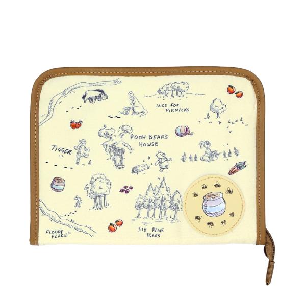 他サイト： ☆ プーさん＆フレンズ ☆ ファスナージャバラ マルチケース マルチケース ジャバラ お薬手帳 母子手帳ケース 母子手帳カバー 通帳ケースの商品画像