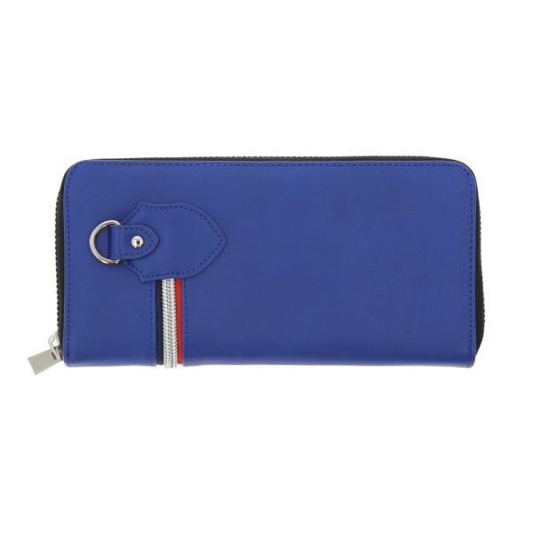 ☆ ブルー 長財布 メンズ ラウンドファスナー 通販 長 財布 サイフ