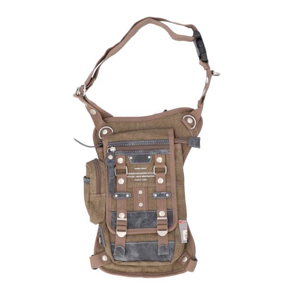 ☆ ブラウン ☆ DEVICE Haze3 2way レッグポーチ DEVICE バッグ DLH40055 レッグバッグ バイク レッグポーチ ウエストバッグ メンズ