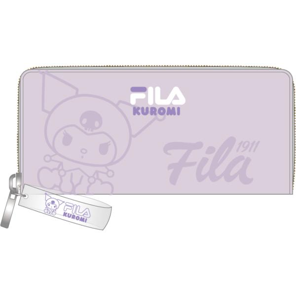 ☆ クロミカラーエンボスPU ☆ FILAxSANRIO 長財布 サンリオ 長財布 sanrio フィラ FILA 財布 ラウンド長財布 お財布 さいふ サイフ
