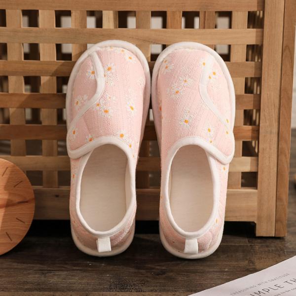 ☆ ピンク ☆ 42to43 ☆ 介護シューズ ルームシューズ かかと付き 滑り止め 介護シューズ 室内用 レディース ルームシューズ スリッパ