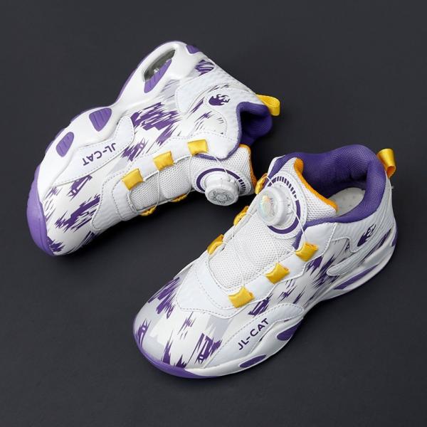 パープル ハイカット バスケットシューズ ☆ パープル 30(19cm) バスケットシューズ バッシュ ジュニア