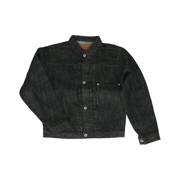 未使用級 グッチ デニムジャケット ブラック レディース Gジャン 44 L相当 lucky13_jj389yn-size44-black