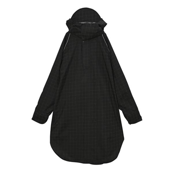 ☆ 235.グリッドブラック ☆ KiU キウ ビジブルバイシクルレインポンチョ kiu キウ レインコート ポンチョ レインポンチョ 雨具