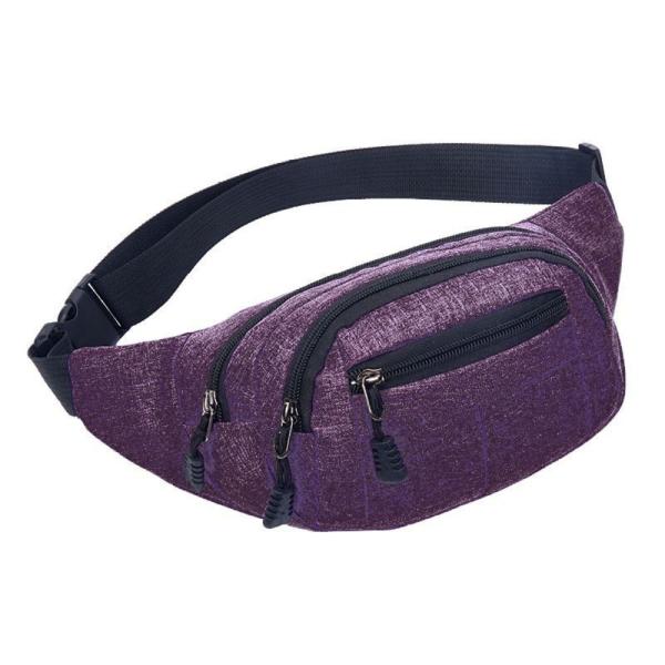新品未使用です⭐️kawakawaパープル ボディバッグ・ウエストポーチ　サイズＭ 新品未使用です⭐️kawakawaパープル ボディバッグ・ウエストポーチ