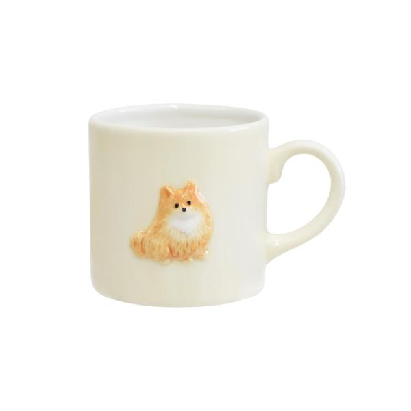 ☆ ポメラニアン Loulou One マグ 犬 イラスト マグカップ 陶磁器