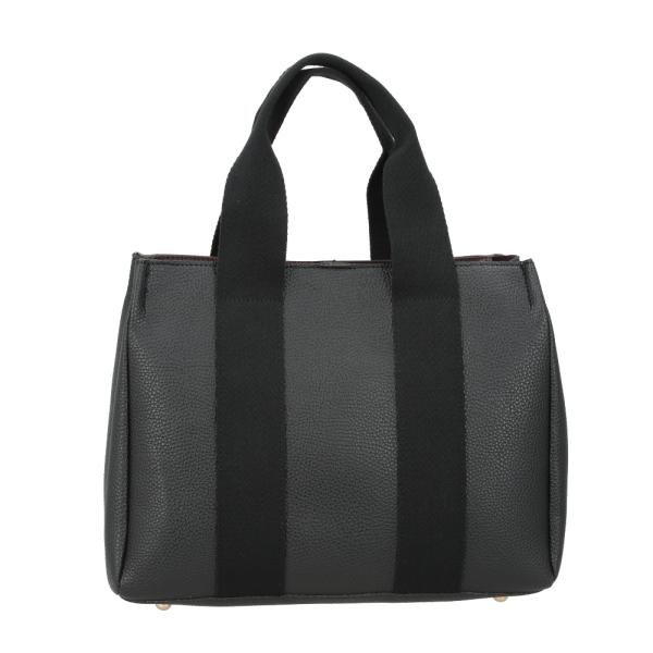 ☆ BK.ブラック ☆ LIZ DAYS 3仕切り２wayトートバッグＭ リズデイズ LIZDAYS トートバッグ レディース キャンバス 2way ショルダーバッグ