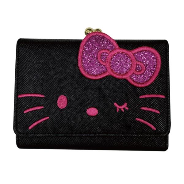 ☆ ハローキティPK キャラクター ミニ口金財布 サンリオ 財布 三つ折り