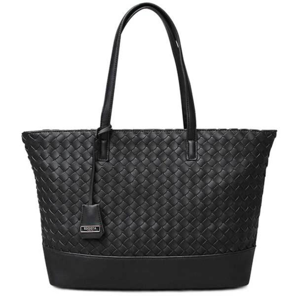 ☆ BLACK ☆ REGiSTA INTRECCIATO TOTE BAG REGISTA レジスタ トートバッグ トートバック 編み込み 肩掛け トート 手提げ