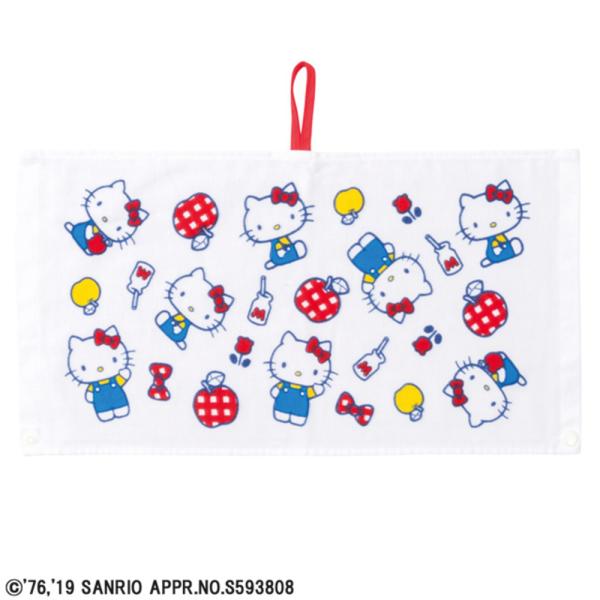 他サイト： ☆ キティアップルチェック ☆ おでかけタオル ループ付きタオル キャラクター グッズ ループタオル おでかけタオル 女の子 男の子の商品画像
