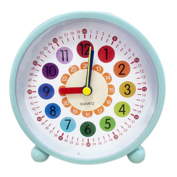 ☆ ミントグリーン 子供目覚まし時計 知育 pmumclock14 目覚まし時計