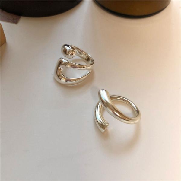 ☆ シルバー ☆ リング 2点セット pmyrings01 ヴィンテージ シルバーリング 指輪 ジュエリー フリーサイズ 2点セット 2個 シルバー リング
