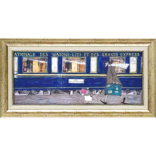 ☆ イケてるオリエント急行 ☆ SamToft サムトフト アートフレーム M サムトフト 絵画 約 32cm × 62cm Sam toft アートフレーム おしゃれ