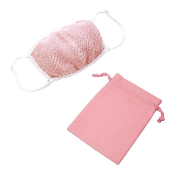 他サイト： ☆ ピンク マスク アルファックス alphax シルクマスク 潤いシルクのおやすみマスク シルク 保湿 通販 シルク100% おやすみマスク 大判 ポの商品画像